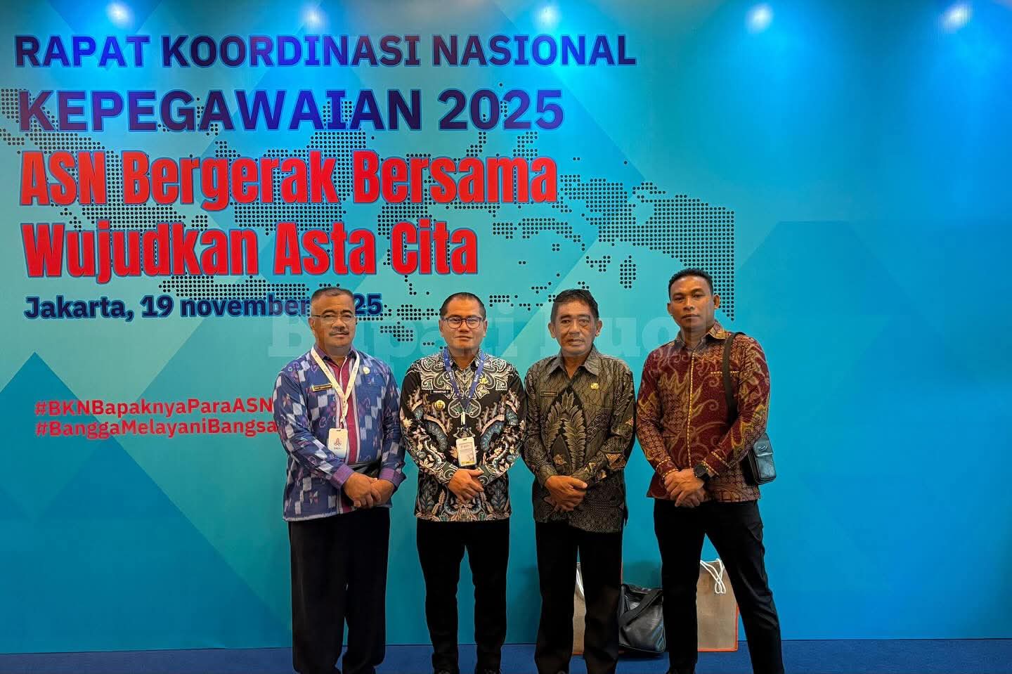 Hadiri Rakornas Kepegawaian BKN : Bupati Buol, Transformasi Birokrasi Pelayanan Publik Lebih Adaptif dan Berkualitas.