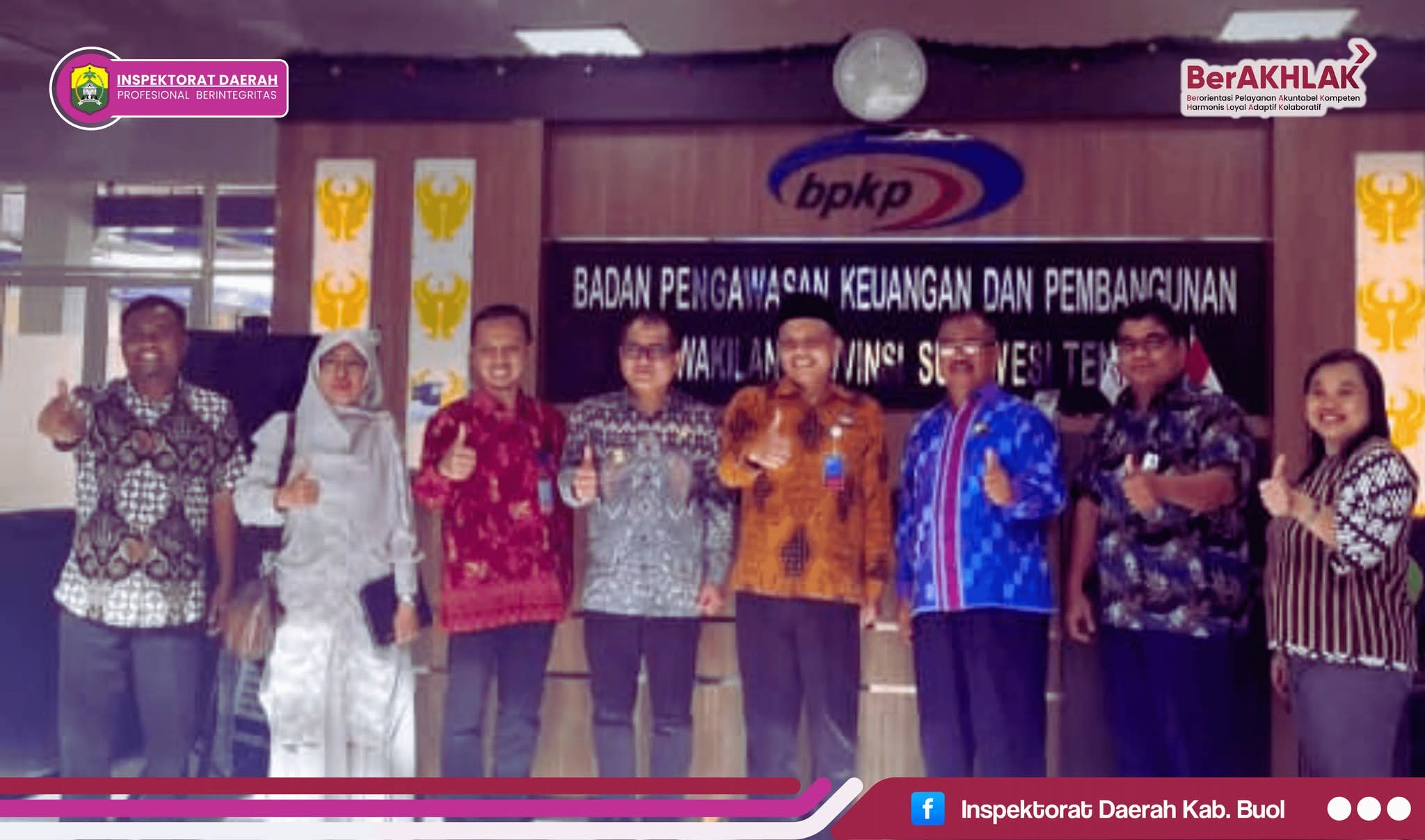 Bupati Buol Lakukan Kunjungan Kerja ke BPKP Provinsi Sulawesi Tengah: Perkuat Tata Kelola Keuangan dan Pengendalian Intern Daerah